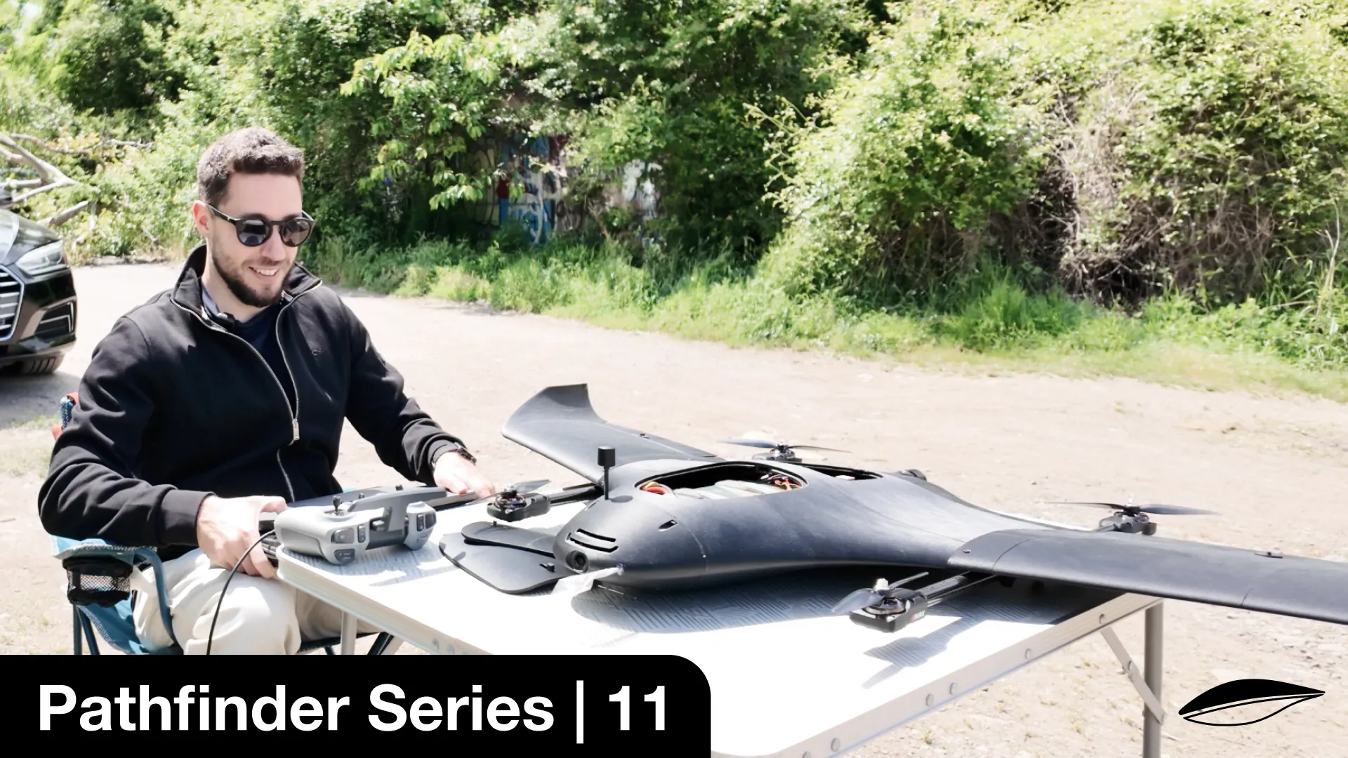 Still from the Pathfinder George YouTube channel showing the TerraHawk in the field